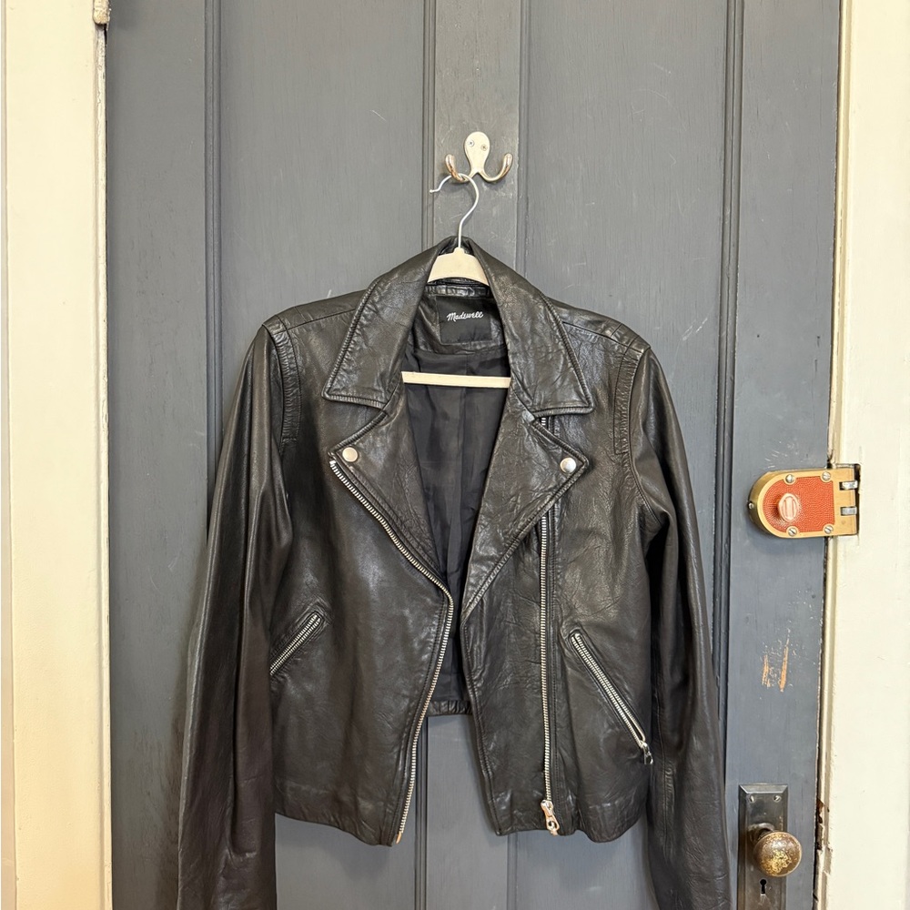 Madewell Black Leather Jacket